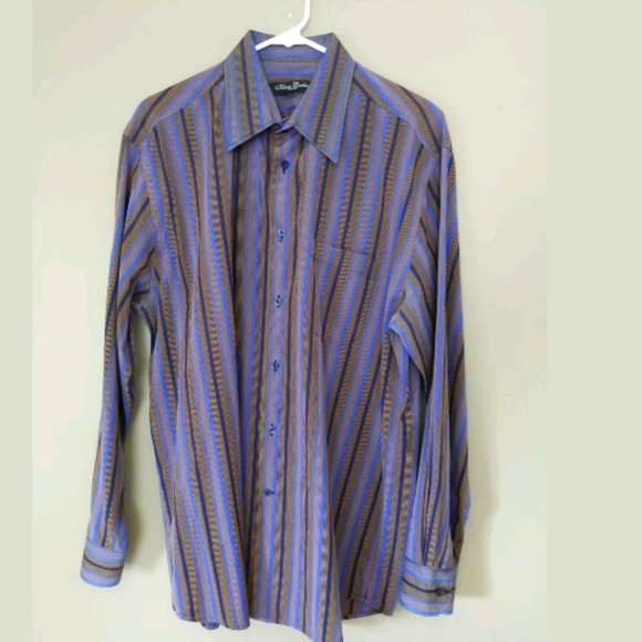 Klauss Boehler 2 Ply Long Sleeve Dress Shirt - Picture 1 of 4